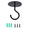 100Set/Lot Metal Wall Mounted Ceiling Hooks Hanging Basket Hooks Plants Lanterns Flower Pots Lights Home Decor Tools For Outdoor