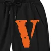 2023 summer vlones Men's Pants Brand shorts pants Vlone Sweat FRIENDS Terry Casual Spring Summer Elastic Trousers for Men and Women shorts vlone on popular