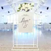 Party Decoration Floral Wall Billboard Stand Advertising Rack Wedding Welcome Flower Arch Birthday Balloon Holder Dessert Cake Plinth Table