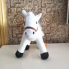 Poupées en peluche jouets pour enfants, cadeau d'anniversaire de noël, simulation de dessin animé mignon, cheval blanc, jouet en peluche pour bébé enfant 231109