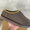 Kadınlar Kestane Kürk Kör Koyun Koyun Derisi Katırlar Kadın Ultra Mini Platform Boot Ayakkabıları Süet Üst Konfor Sonbahar Kış Ayak Bileği Patez