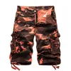 Herren Shorts Military Camo Cargo Sommer Mode Camouflage Multi-Pocket Homme Army Casual Bermudas Masculina Plus Größe 40 230410