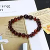 Charm Bracelets Genuine Baltic Amber Teething Bracelet Lucky Baby Beads Healing Gift 066C