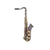 Frete grátis saxofone tenor bb tune instrumentos musicais de latão superfície de cobre antigo sax plano com acessórios de boquilha