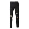 Purple Brand Jeans American High Street Black Distressed and Worn OutOVVD