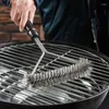 Araçlar 1pcs Barbekü ızgara temizleme fırçası metal kıllar yapışmaz barbekü çerçeve kiti tel ev mutfak açık hava pişirme