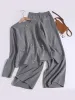 Women's Jumpsuits Casual Tracksuits For Women New Autumn Fashion Outfits Knitted Cardigan Sweater And Long Pants Suits Women's Sets 2 Piece 2024