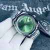 Orologio da uomo verde menta orologi di design di alta qualità con data diurna DATE meccanico automatico 41MM Acciaio inossidabile impermeabile orologio da polso classico da uomo dotato luminoso