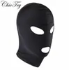 Seksi Unisex Kadınlar Erkekler Yetişkin iç çamaşırı başlık maskesi kaput esaret rolü kostüm iç çamaşırı gecesi cosplay headgear mask1046979