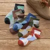 Women Socks Camouflage Cotton Fashion Casual Novely Sports Short Sock Ladies Olive Army Green Funny Harajuku Middle Tube Sox GG