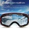 Skibrille Skibrille Objektiv Anti-Fog Winter Schneemobil UV-Schutz Männer Frauen Skibrille Objektiv Wintersport Zubehör 231109