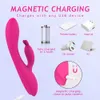 Produits pour adultes Clitoris double moteur lapin gode silicone souple 360 pliable vagin g spot vibrateur 10 vitesses mamelon masseur adulte sex toys Produit 230316