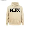 Moletons masculinos Moletons Nofx Rock Music Homens Hoodie Top Homens Novos Camisas Hombre Casual Top Oversized Hoodie Masculino Marca Camisas Homens Top Anime Sweater Q231110