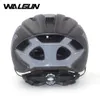 Climbing Helmets WALGUN Aero Cycling Helmet Road Bike Adults Lens Goggles Visor Time Trial TT Triathlon Bicycle M L for Men Women 231109