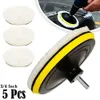 New Car Wool Polish Pad 5 Sizes Disc Car Waxing Polishing Buffing Cars Paint Care Polisher Pads Auto Washing Cleaning Accessories