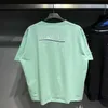 Designer women's clothing 20% off High Edition 2023 Summer House Hailang Coke Embroidered Mint Green Sleeve T-Shirt