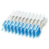 Brosse interdentaire en Silicone, Double tête de fil, hygiène dentaire, cure-dents, outil de nettoyage, 200 pièces/lots/boîte