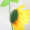 Decorative Flowers Artificial Fake Sunflower Silk Cane Wreath Hanging Garland Vine Rattan Wedding Home Fence Decoration