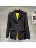 بدلات نسائية High Street Est Fall Winter 2023 Stupy Scedct One Button Blazer Sumpender Step