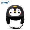 Caschi da sci COPOZZ Cartoon Kids Casco da sci per bambini Integralmente modellato Protezione per sport all'aria aperta Casco da snowboard Donna Attrezzatura da sci 231109