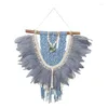 Tapissries Bohemian Feather Tapestry Hand Woven Wall Hang Home Decoration Decor Bedroom