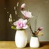 Dekorativa blommor Kinesiska imitation Flower Magnolia Suit Artificial Ornament Bouquet Plastic Indoor Living Room Decoration