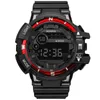 腕時計のファッションメンズデジタルデートスポーツラバークォーツウォッチ製品販売用アラームビジネスウォッチ2023ユニーク