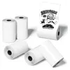 Sticker Paper 30 X 57Mm Self-Adhesive Thermal For Pocket Printer Black On White