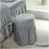 寝具セット4pcs美しい美容サロン寝具セットMasSpaを使用するCoral Veet Embroidery Duvet er Bed Skirt Quilt Shee