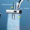 New 360°Rotatable Waterfall Faucet Extension Adapter Bubbler Anti Splash Filter 3Modes Kitchen Sink Faucet Bathroom Washbasin Faucet