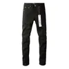 Purple Brand Jeans American High Street Black Pleated Basicl2jp