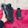 2023New Designer Women Sneaker Shoes Borsted Leather White Black Top Quality Runner Sports Lug Sole Casual Walking
