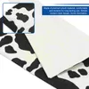 Housse de coussin jeter vache taie d'oreiller housses canapé ferme maison moderne peau de vache noir blanc taille motif géométrique