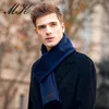 Sclesves Maikun Fashion Men Wool Scarf Pure Pure Simple and Winter Winter Warm Warm Cashmere Hight Gift Set 231108