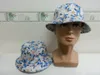 Chapeaux de pêcheur Seau Pliable FISHER CAP Chapeau Classique Fleurs Sandy Beach Lettre Été Grand Bord Feuille d'érable Snapback Casquettes de Sport Script Floral