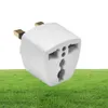 100 piezas EE. UU. UE AU a Reino Unido adaptador de enchufe americano europeo euro británico 3 pines adaptador de corriente de viaje convertidor enchufe eléctrico 319W2698873