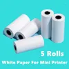Mini Printer Paper 57mm Width Thermal Label Sticker Colorful Adhesive Self-adhesive For Portable HD Po