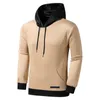 Men's Hoodies Overs For Men Mens Autumn And Winter Fashion Casual Solid Color Long Sleeved Sports Hoodie Toe