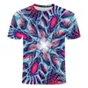 Męskie koszulki 3D American Flag Shirt Mężczyźni/Kobiety za okrągły szyję TEE THE THE TOES Fashion UK Druku