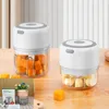 Esmague sem esforço o alho em casa com a inovadora caixa de imprensa manual de ação de torção: Recarregável Mini Chopper elétrico USB para vegetais, frutas, ervas, cebola e muito mais