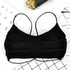 Camisoles & Tanks Women Beauty Back Yoga Bra Padded Sports Bras Breathable Tops Without Steel Ring Elastic Underwear Sleep Vest
