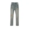 Jeans da uomo jeans strappati jeans larghi per uomo casual Y2K pantaloni a gamba dritta strappati grunge pantaloni da uomo streetwear