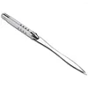 Metal Letter Opener Envelope Slitter Paper Knife Office Plated Ergonomic Grip Handle