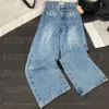 Grote maten damesbroek designer Dames Denim Zomer Lente Blue Jeans Tide Street Style Broek XCYC