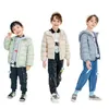 Para baixo casaco 210y crianças 90 pato leve jaqueta roupas para meninos meninas ao ar livre superior crianças com capuz sólido outerwear casacos 231109