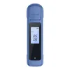 Tragbarer digitaler Atemtester Alkoholtester USB wiederaufladbares berührungsloses Detektorgerät Blau