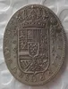 Un ensemble de 1818 1821 2 pièces brésil 640 ReisJoao VI copie pièces en laiton artisanat ornements réplique pièces décoration de la maison accessoires 1065778