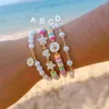 Charm Bracelets Go2Boho Handmade Beaded Bracelet Pearl Shel Star Heart Jewelry Daisy Flowers Perfect For Women Teen Girls Summer Beach