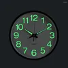 Wall Clocks 12 Inch Luminous Clock Glow In The Dark Quartz Simple Silent Modren Deco Murale Minimalist Decor Wallclock Wanddeko