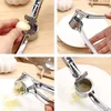 Nouveau imitation en acier inoxydable Aimlique Crusher Cuisine Cuisine Cuisine Légumes Ginger Squeez Masher Handheld Ginger Mincer Outils